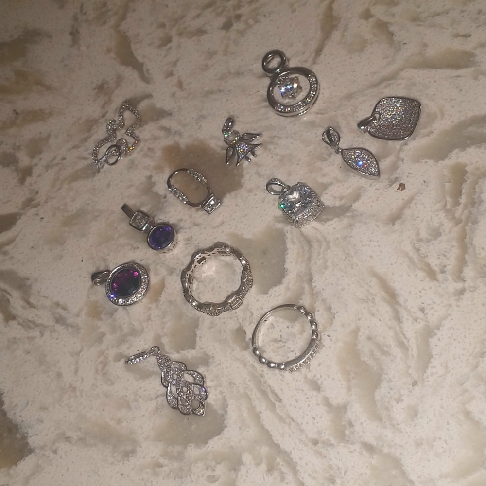 Stunning handmade by jeweler Sterling Silver pieces.
